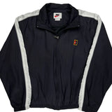 Nike Track Jacket - Large White Polyester