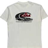 Canadian Street Rod Association Anvil Graphic T-Shirt - Large White Cotton