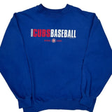 Chicago Cubs Majestic Mlb Sweatshirt - XL Blue Cotton