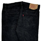 501 Levis Jeans - 34W 30L Black Cotton