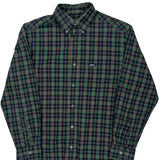 Chaps Ralph Lauren Checked Shirt - Small Blue Cotton