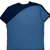 Nike Asymmetric T-Shirt - 2XL Blue Cotton