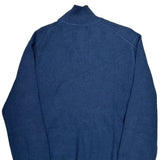 Polo By Ralph Lauren Zip Up Sweater - XL Blue Cotton