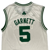 Boston Celtics Adidas Nba Jersey - Large White Polyester