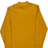 Nike Long Sleeve T-Shirt - Medium Yellow Cotton