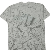 The Grand Palace Fruit Of The Loom Single Stitch T-Shirt - Large White Cotton Blend