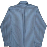 Ralph Lauren Striped Shirt - Large Blue Cotton