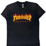 Thrasher T-Shirt - Medium Black Cotton