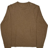 Polo By Ralph Lauren Long Sleeve T-Shirt - Large Brown Cotton