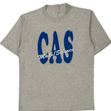 Unbranded Single Stitch T-Shirt - Large Gray Cotton