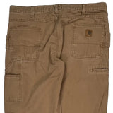 Carhartt Double Knee Carpenter Trousers - 38W 30L Brown Cotton