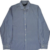 Polo By Ralph Lauren Striped Shirt - XL Blue Cotton
