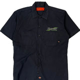 Compressed Gas Solutions Dickies Graphic Short Sleeve Shirt - Medium Black Cotton