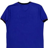 Tommy Jeans Ringer T-Shirt - Large Blue Cotton