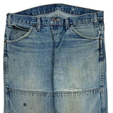 Dickies Double Knee Carpenter Jeans - 34W 30L Blue Cotton
