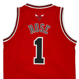 Chicago Bulls Adidas Nba Jersey - Medium Red Polyester