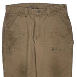 Carhartt Carpenter Trousers - 34W 34L Brown Cotton