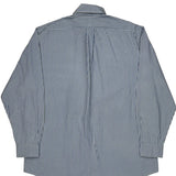 Ralph Lauren Striped Shirt - Large Blue Cotton