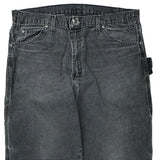 Dickies Carpenter Trousers - 36W 31L Grey Cotton