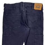 Levis Cargo Trousers - 34W 32L Navy Cotton