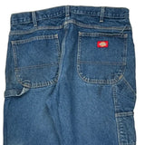 Dickies Carpenter Jeans - 36W 30L Blue Cotton