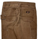 Dickies Carpenter Trousers - 36W 31L Brown Cotton