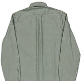 Ralph Lauren Striped Shirt - Medium Green Cotton