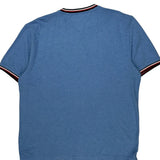 Tommy Hilfiger Striped Polo Shirt - 2XL Blue Cotton