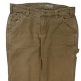 Carhartt Carpenter Trousers - 32W UK 10 Brown Cotton