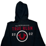 True Religion Hoodie - Medium Black Cotton