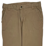 Carhartt Carpenter Trousers - 34W 34L Khaki Cotton