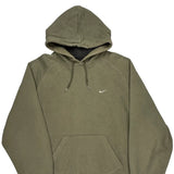 Nike Hoodie - Large Khaki Cotton