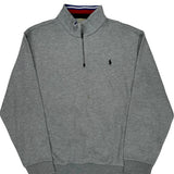 Polo By Ralph Lauren 1/4 Zip - XL Gray Cotton