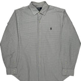 Polo By Ralph Lauren Checked Shirt - Large Black Cotton