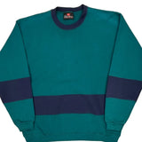 Signature Striped Sweatshirt - Medium Green Cotton