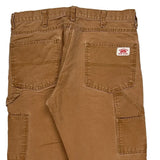 Unbranded Double Knee Carpenter Pants - 33W 31L Brown Cotton