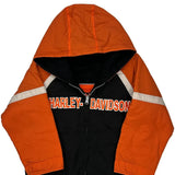 Age 6 Harley Davidson Jacket - Small Black Nylon