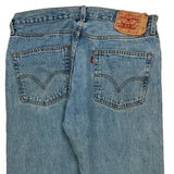 501 Levis Jeans - 36W 30L Light Wash Cotton