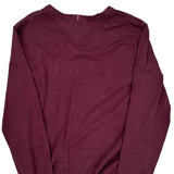 Tommy Hilfiger Jumper - Large Burgundy Cotton