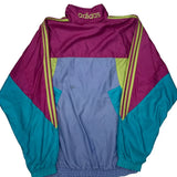 Adidas Track Jacket - Large Multicoloured Polyester