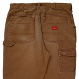 Dickies Carpenter Trousers - 34W 30L Brown Cotton