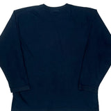 Reebok Long Sleeve T-Shirt - 2XL Navy Cotton