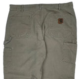 Carhartt Carpenter Trousers - 38W 32L Khaki Cotton
