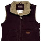 Forge Workwear Vest - Medium Burgundy Cotton