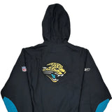 Jacksonville Jaguars Reebok Football Windbreaker - 2XL Black Polyester