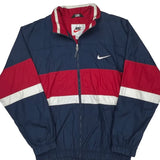 Swoosh Nike Windbreaker - Small White Nylon