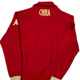 China Kappa Graphic Track Jacket - Medium Red Polyester