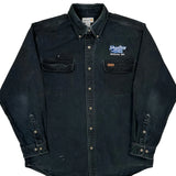 Carhartt Denim Shirt - Large Black Cotton
