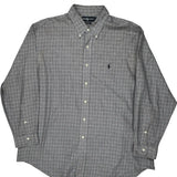 Yarmouth Ralph Lauren Checked Shirt - XL Gray Cotton