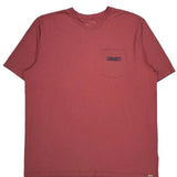 Carhartt Tall T-Shirt - 2XL Red Cotton Blend